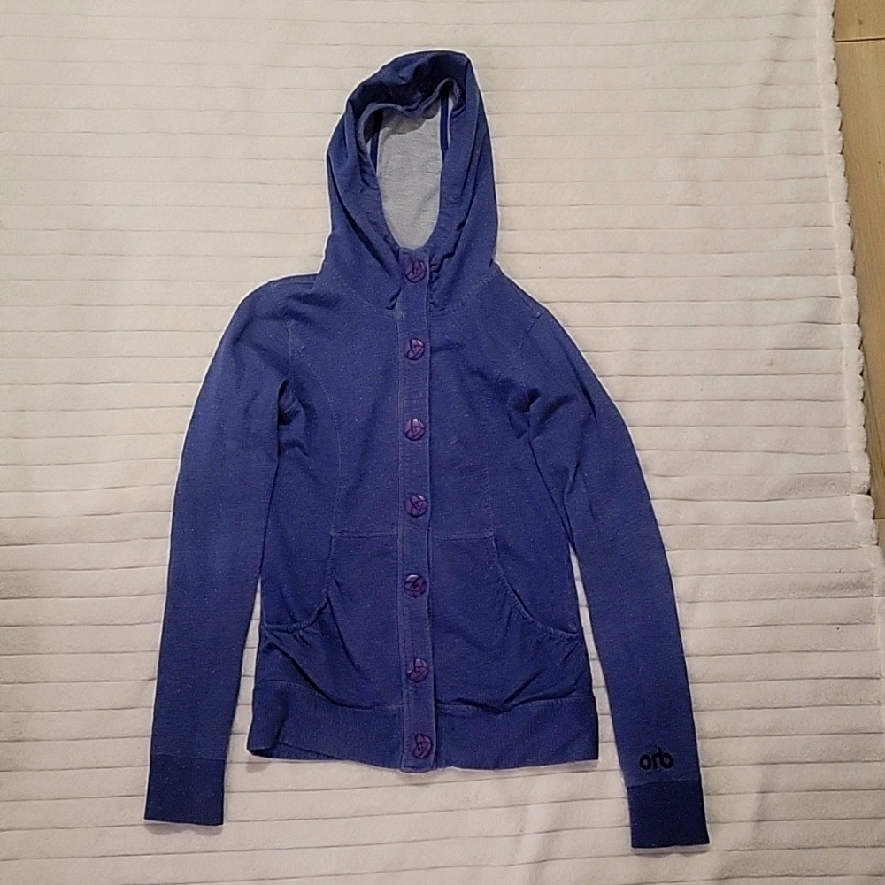 Purple orb hoodie